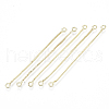 Brass Box Chain Tassel Links Connectors X-KK-R129-05G-1