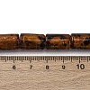 Handmade Gold Sand Lampwork Beads Strands LAMP-Q045-03A-4