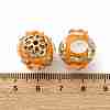 Handmade Resin Indonesia Round Beads IPDL-P005-23KCG-01-3