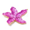 304 Stainless Steel Enamel Big Pendants STAS-S163-04B-G-2