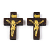 Printed Wooden Pendants WOOD-S050-35A-03-1