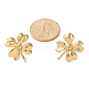 304 Stainless Steel Stud Earrings EJEW-Z081-02G-03-5