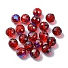 AB Color Plated Glass Beads EGLA-P059-02B-AB08-1