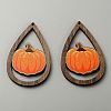Halloween Theme Printed Wood Big Pendants X1-WOOD-TAC0015-09A-2