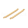 Ion Plating(IP) 304 Stainless Steel Connector Charms X-STAS-Q323-02B-G-2
