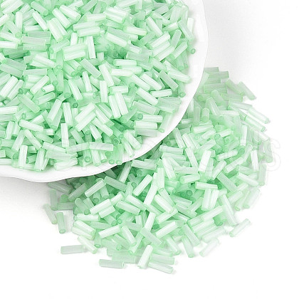 Glass Bugle Beads SEED-N007-28G-1