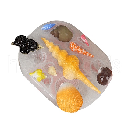 Sea Animal Ornament DIY Silicone Molds X-DIY-P078-03C-1