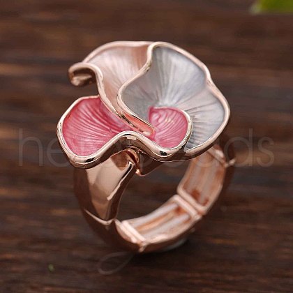 Zinc Alloy & Enamel Finger Rings for Women FS-WG84CD9-02-1