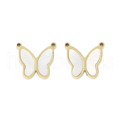 Natural Shell Charms STAS-P366-23B-G-1