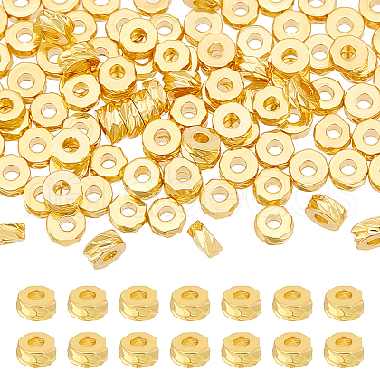 BENECREAT 120Pcs Brass Bead KK-BC0013-53B-1
