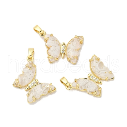 Rack Plating Brass Pendants KK-U011-01G-A-1