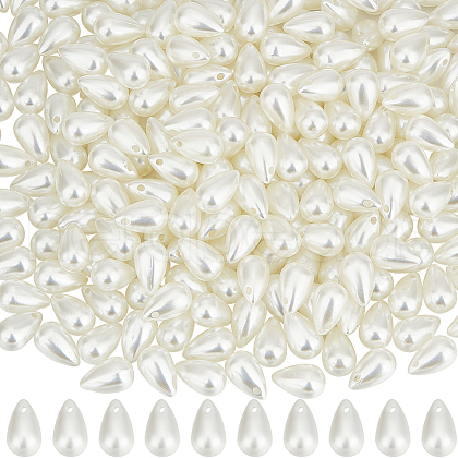 SOFPLATE 300Pcs ABS Plastic Imitation Pearl Charms KY-SP0001-10-1