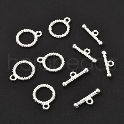 Tibetan Style Toggle Clasps X-K093H021-1