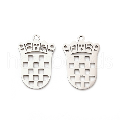 304 Stainless Steel Pendants STAS-Z123-02P-1