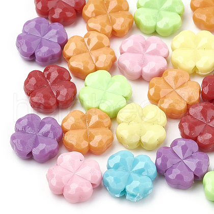 Opaque Acrylic Beads X-MACR-S296-14-1