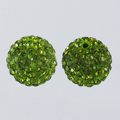 Pave Disco Ball Beads X-RB-A170-8mm-6-1