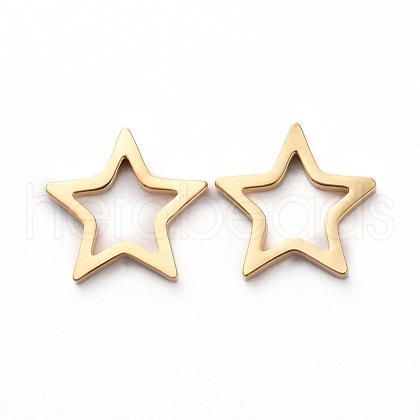 PVD Vacuum Plating 304 Stainless Steel Linking Rings for Jewelry Making STAS-G215-25-G03-1