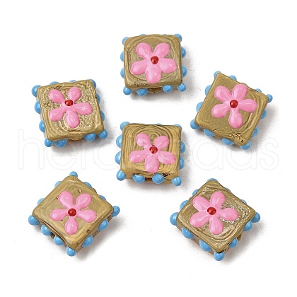 Handmade Lampwork Enamel Beads LAMP-S079-08F-1