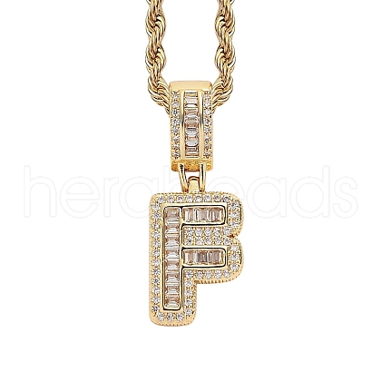 Brass Micro Pave Cubic Zirconia Pendants PW-WG3207D-11-1