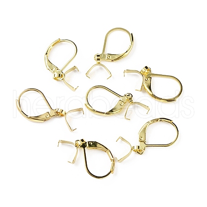 304 Stainless Steel Leverback Earring Findings with Pendant Bails STAS-WH0043-04G-1