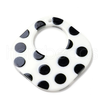 Printed  Acrylic Pendants MACR-F072-14B-1