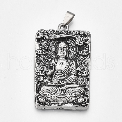 Tibetan Style Alloy Big Pendants PALLOY-S178-12-1
