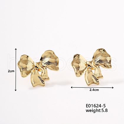 Rock Hip-hop Fashion Shiny Stud Earrings for Versatile Style JJ0841-4-1