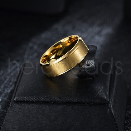 201 Stainless Steel Finger Rings for Men WG1765E-19-1