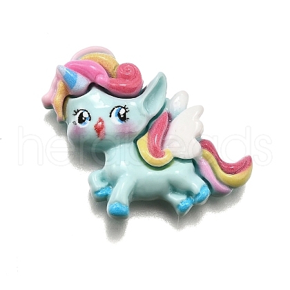 Unicorn Opaque Resin Decoden Cabochons CRES-F034-02-1