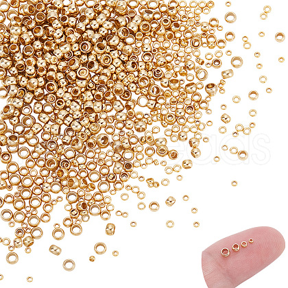 Unicraftale 800Pcs 4 Style 304 Stainless Steel Spacer Beads STAS-UN0025-52-1