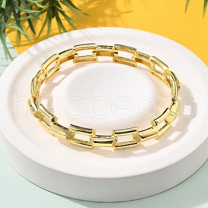 Brass Micro Pave Clear Cubic Zirconia Bangles BJEW-S168-01G-1