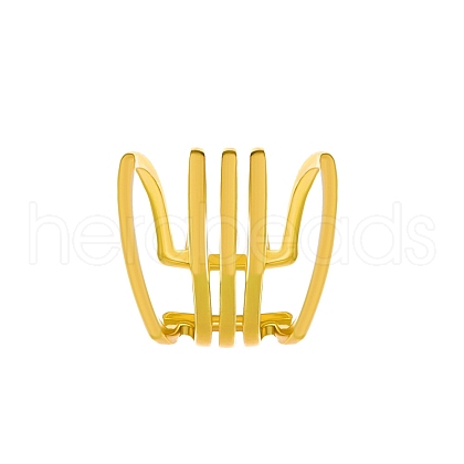 Brass Cuff Earrings PW-WG2034F-01-1