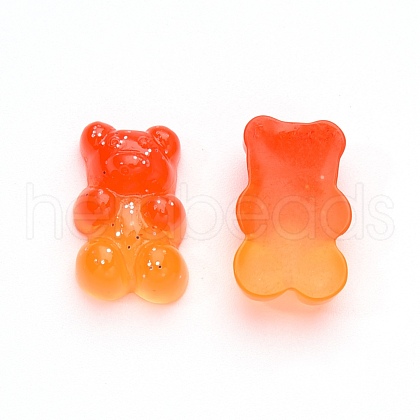Gradient Color Opaque Resin Cabochons CRES-R196-02H-1
