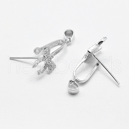 925 Sterling Silver Pendant Bails STER-E050-15S-1