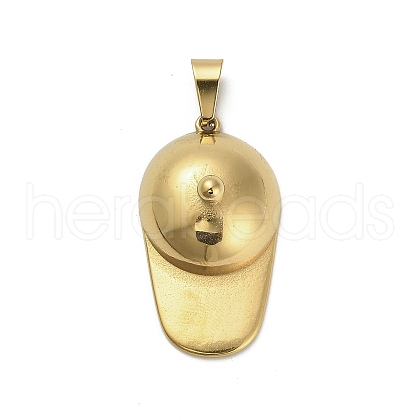 304 Stainless Steel Pendants STAS-Q343-11G-1