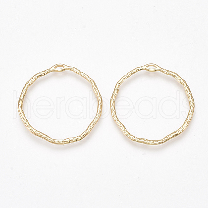 Brass Open Back Bezel Pendants KK-S350-403A-1