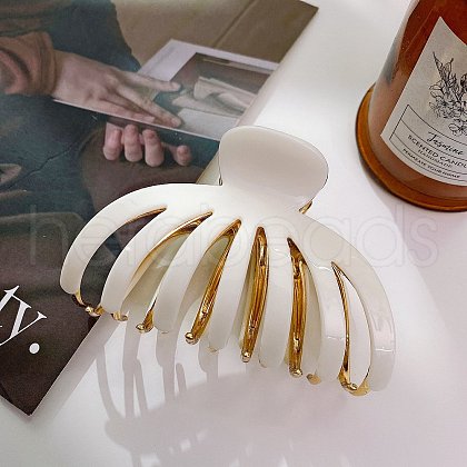 Cellulose Acetate Large Claw Hair Clips PW-WG44972-07-1