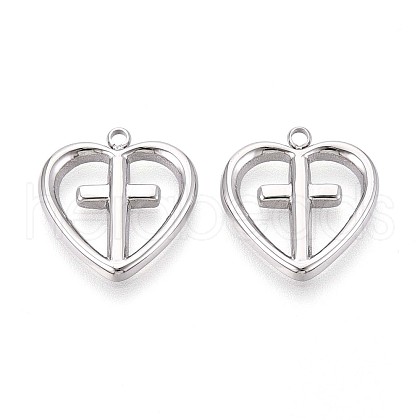 304 Stainless Steel Pendants STAS-N109-199P-1