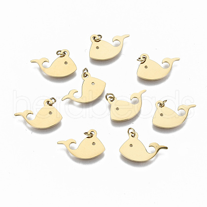 304 Stainless Steel Charms STAS-S116-061G-1