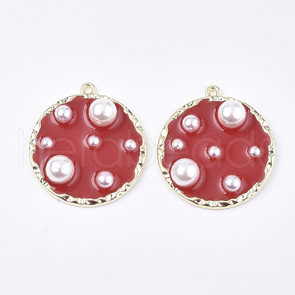 Epoxy Resin Pendants RESI-S365-84B-1