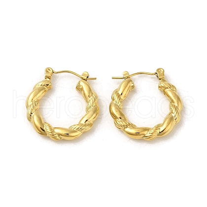 304 Stainless Steel Hoop Earrings for Women EJEW-B054-18G-01-1