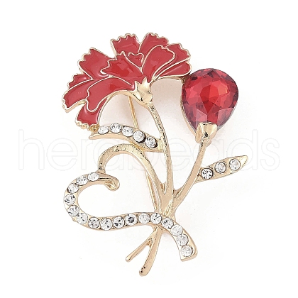 Flower Enamel Pins JEWB-C042-01A-G-1