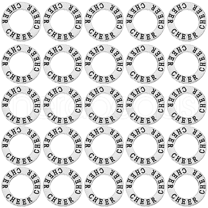 SUNNYCLUE 30Pcs Tibetan Style Alloy Linking Rings FIND-SC0009-20-1