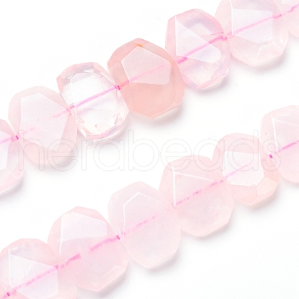 Natural Rose Quartz Beads Strands G-I283-B03-1
