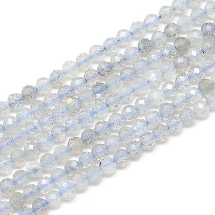 Natural Labradorite Beads Strands G-S152-09-2mm-1