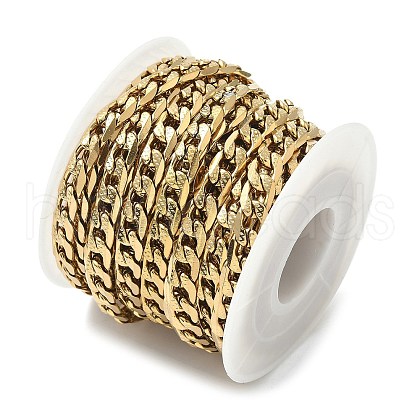 304 Stainless Steel Curb Chains Unwelded CHS-Z005-04G-1