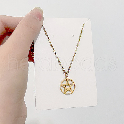 Stainless Steel Pendant Necklaces FS-WG87B81-04-1