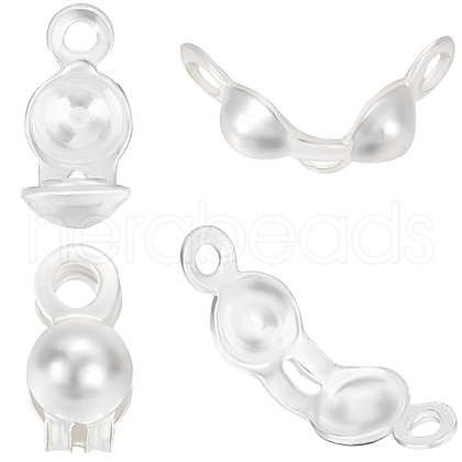 Beebeecraft 20Pcs 925 Sterling Silver Bead Tips STER-BBC0006-30S-1