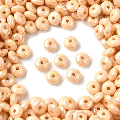 UV Plating Opaque Acrylic Beads MACR-F083-13C-1