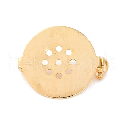 Brass Brooch Pin Findings X-KK-D266-01LG-1